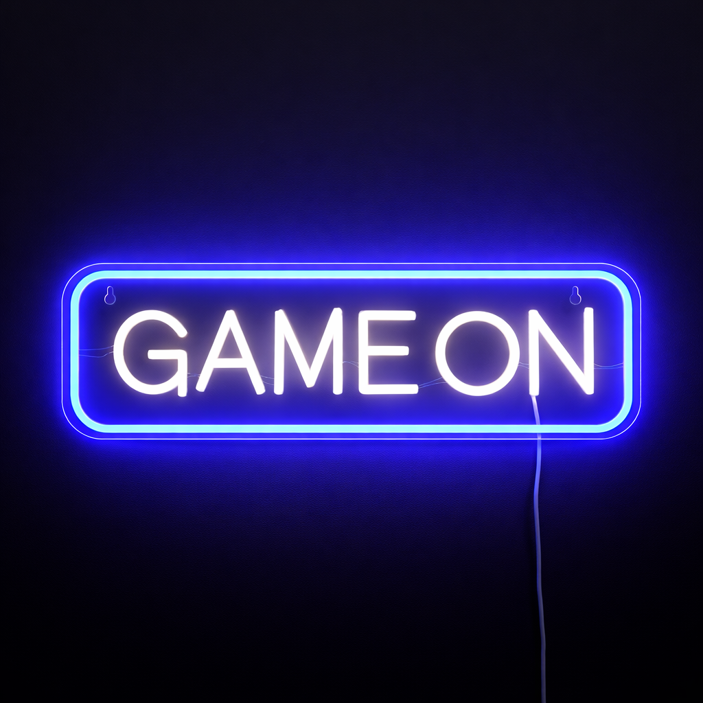 Game On Neon Væglampe