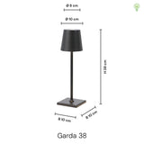 Garda 38cm Trådløs IP54 Sort