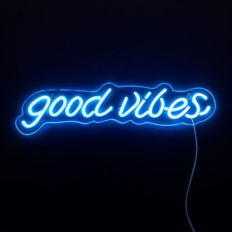 Good Vibes Neon Væglampe