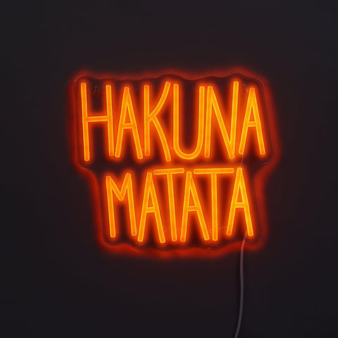 Hakuna Matata Neon Væglampe