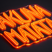 Hakuna Matata Neon Væglampe