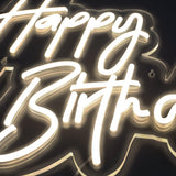 Happy Birthday Neon Væglampe
