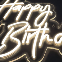 Happy Birthday Neon Væglampe