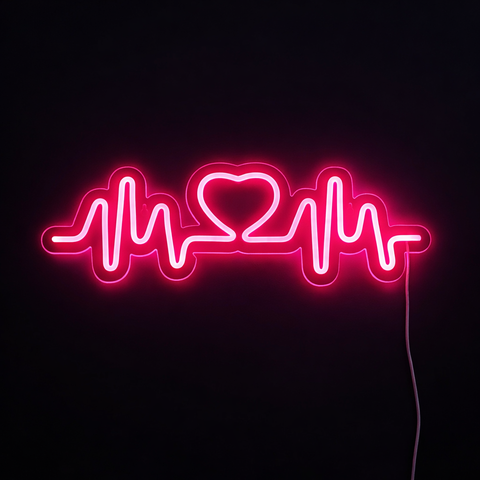 Heartbeat Neonskilt