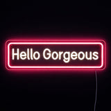 Hello Gorgeous Neon Væglampe