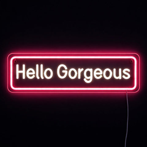Hello Gorgeous Neon Væglampe