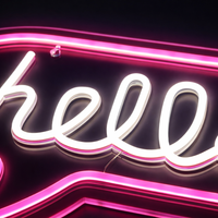 Hello Neon Væglampe