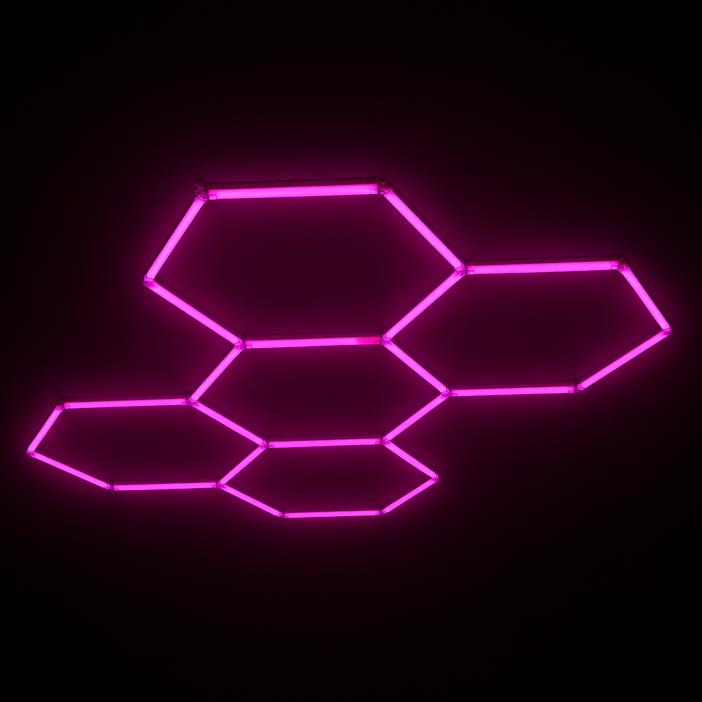 Hexagon Garage LED 5-Set RGB-Lightish-OutletLamper.dk