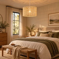 Nest Rattan Pendel Ø40