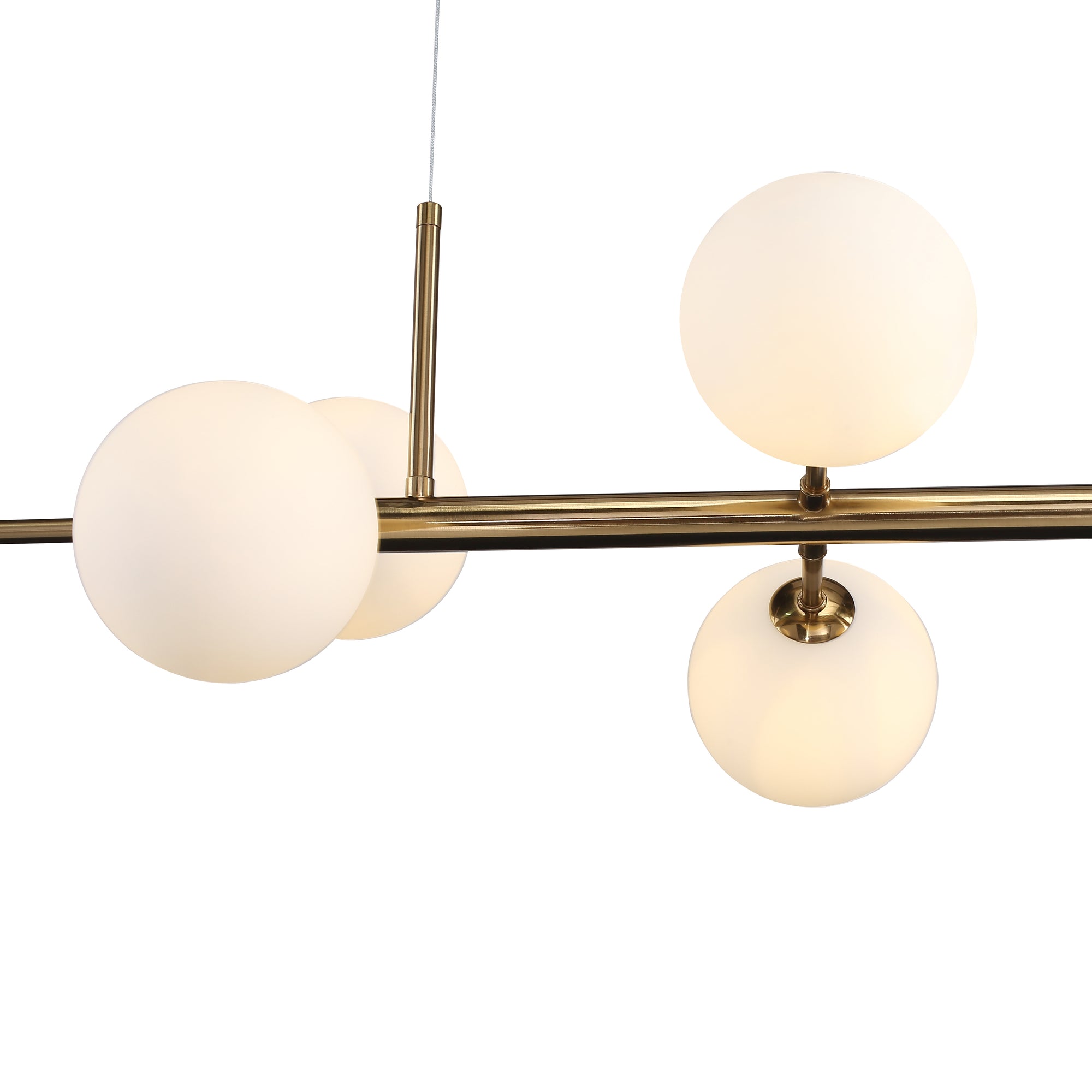 Seti Langbordspendel Børstet Messing/Opal-Nordic Seasons-OutletLamper.dk