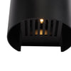 Cube Round Sunset IP65 6W Udendørs Væglampe Sort
