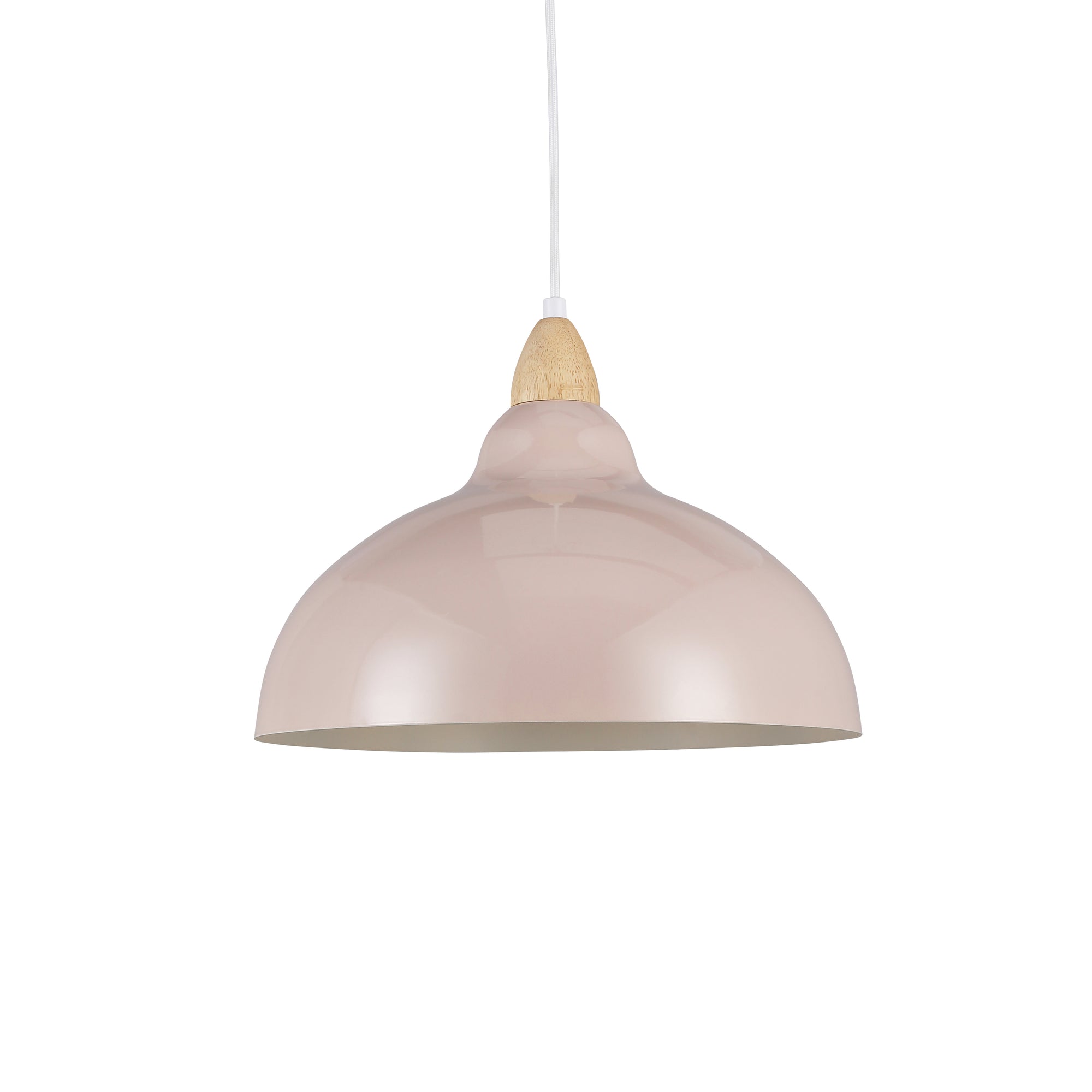 Oak Pendel Ø35 Glossy Beige Pink-Nordic Seasons-OutletLamper.dk