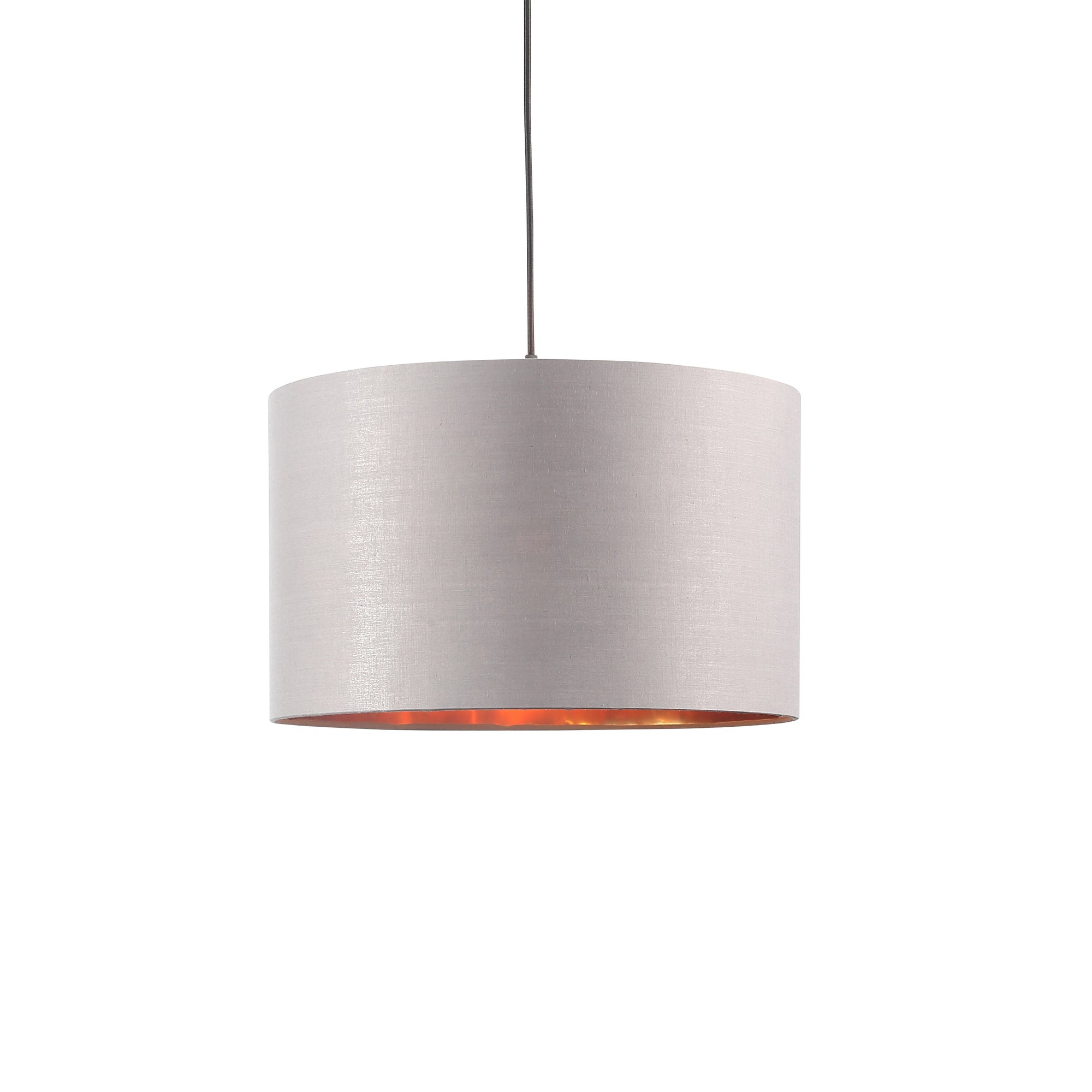 Drum Pendel Ø40 Grå/Messing-ShadesbyCPH-OutletLamper.dk