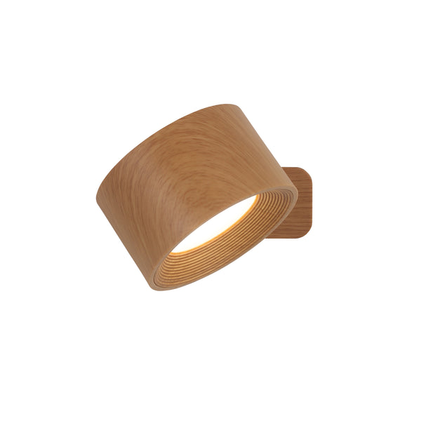 Ticky Magnetisk Væglampe Trælook