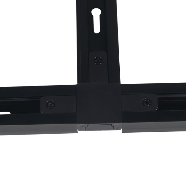 T-Vinkel Strømskinne 1-Faset Sort