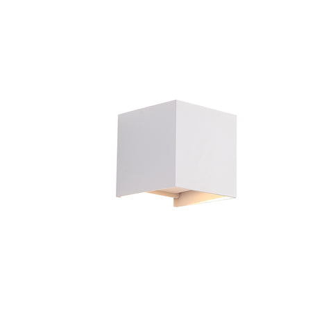 Cube Sunset IP65 6W Udendørs Væglampe Hvid