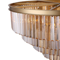 Santorini Lysekrone Ø80 Amber-Nordic Seasons-OutletLamper.dk