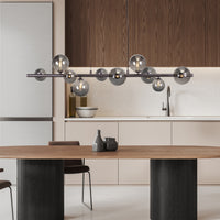 Valencia Langbordspendel Sort Titanium/Smoke-Nordic Seasons-OutletLamper.dk