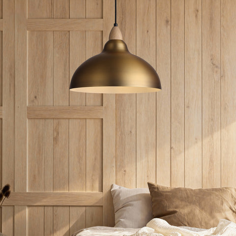 Oak Pendel Ø35 Børstet Messing