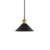 Coffee Pendel Ø22 Sort/Messing