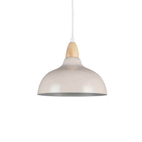 Oak Pendel Ø24 Glossy Dove