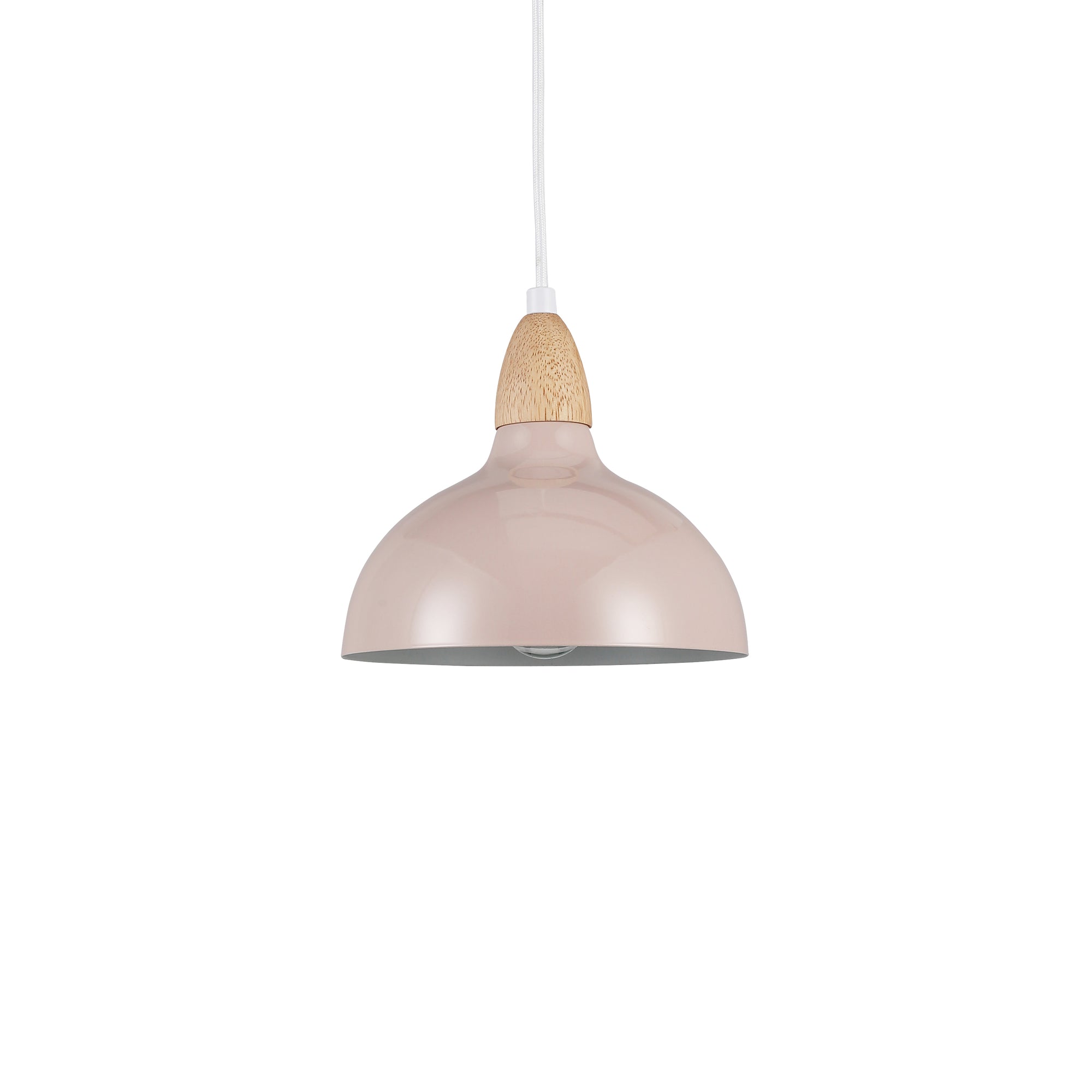 Oak Pendel Ø19 Glossy Beige Pink-Nordic Seasons-OutletLamper.dk