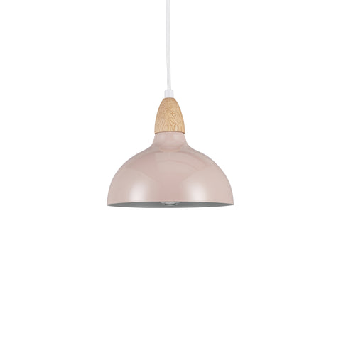 Oak Pendel Ø19 Glossy Beige Pink