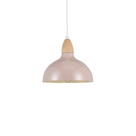 Oak Pendel Ø19 Glossy Beige Pink