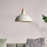Oak Pendel Ø24 Lyst Træ - Hvid
