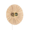Flare Raffia Væglampe Ø30