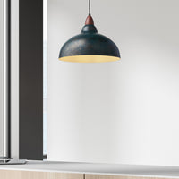 Oak Pendel Ø35 Galvaniseret Blå-Nordic Seasons-OutletLamper.dk