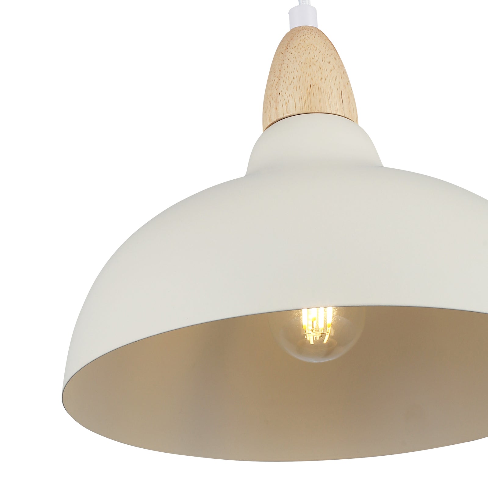 Oak Pendel Ø24 Lyst Træ - TEST VARIANT - Nude