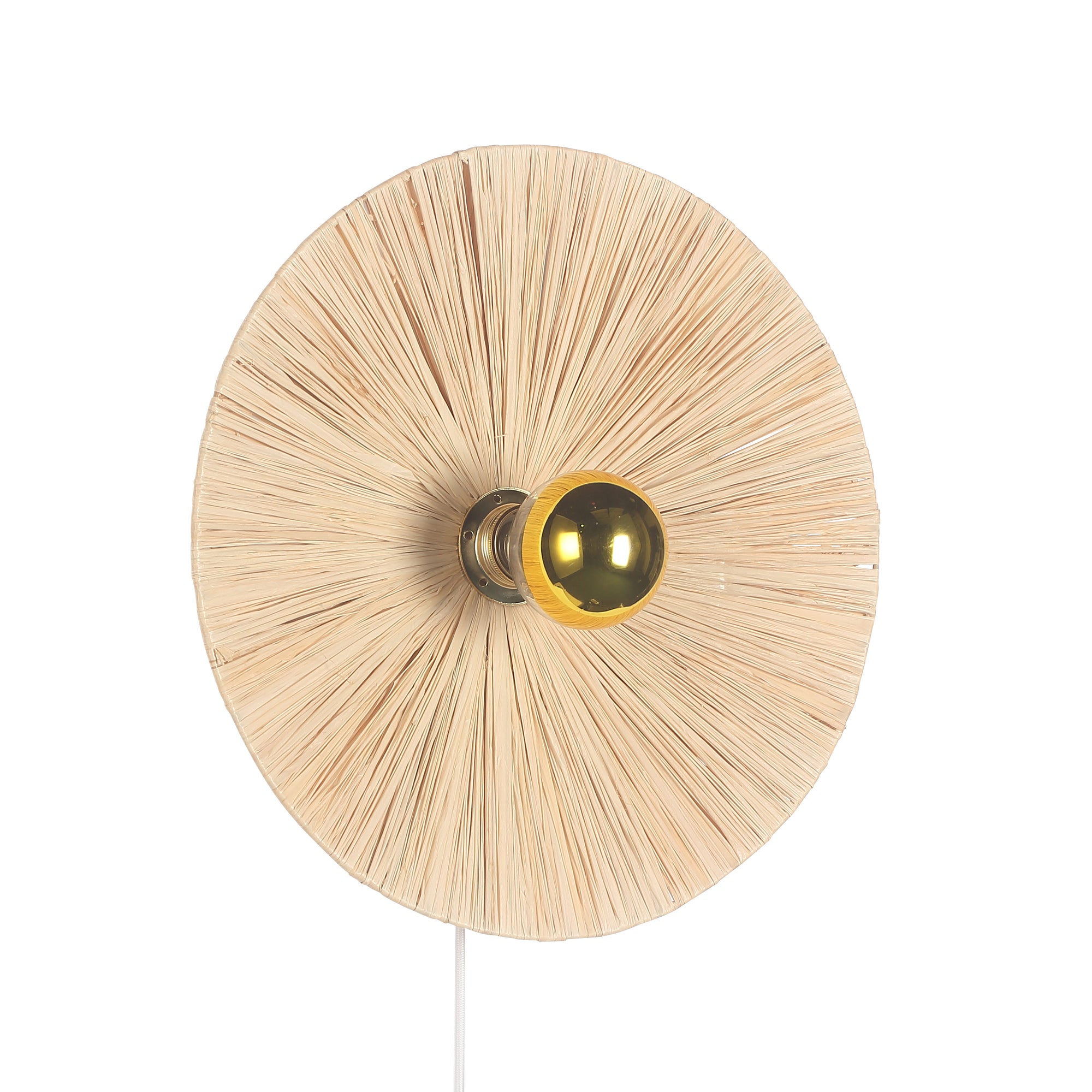 Flare Raffia Væglampe Ø40-Nordic Seasons-OutletLamper.dk