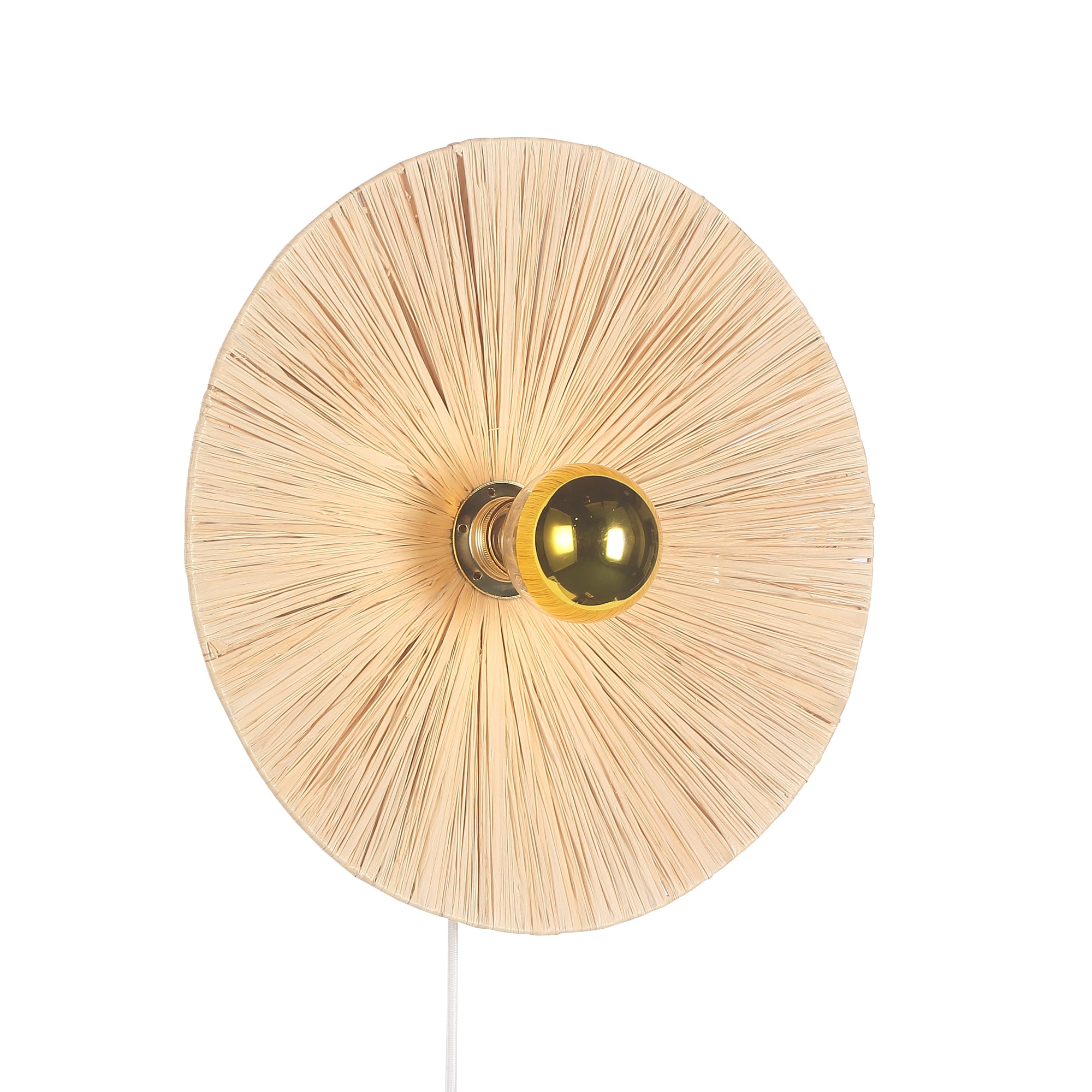 Flare Raffia Væglampe Ø40-Nordic Seasons-OutletLamper.dk