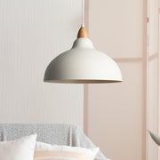Oak Pendel Ø35 Lyst Træ - TEST VARIANT - Nude