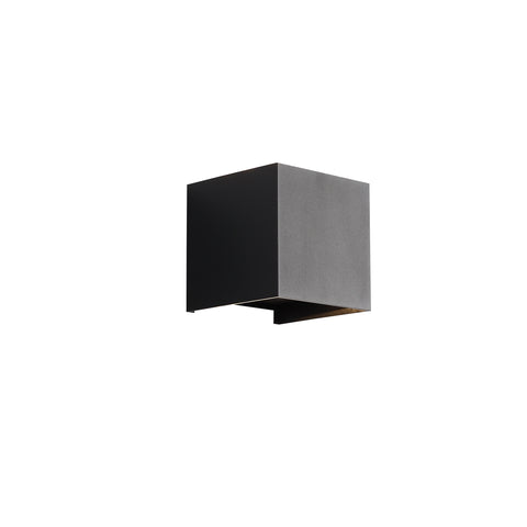 Cube Sunset IP65 6W Udendørs Væglampe Sort