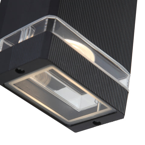 Dawn Square Udendørs LED Sort