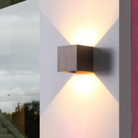 LED Væglampe 6W Udendørs Antique Copper-Nordics Pro-OutletLamper.dk