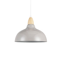 Oak Pendel Ø24 Glossy Grå-Nordic Seasons-OutletLamper.dk