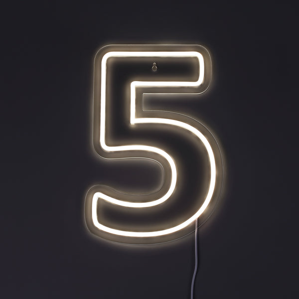 Tal 5 Neon Væglampe