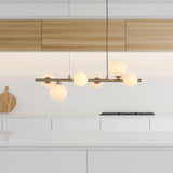 Valencia Langbordspendel 63cm Messing/Opal-Nordic Seasons-OutletLamper.dk