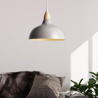 Oak Pendel Ø24 Glossy Grå-Nordic Seasons-OutletLamper.dk