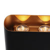 Twilight Gold 6W Væglampe Sort