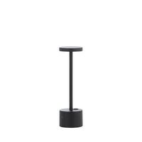 Bologna Mini LED Trådløs Bordlampe Sort