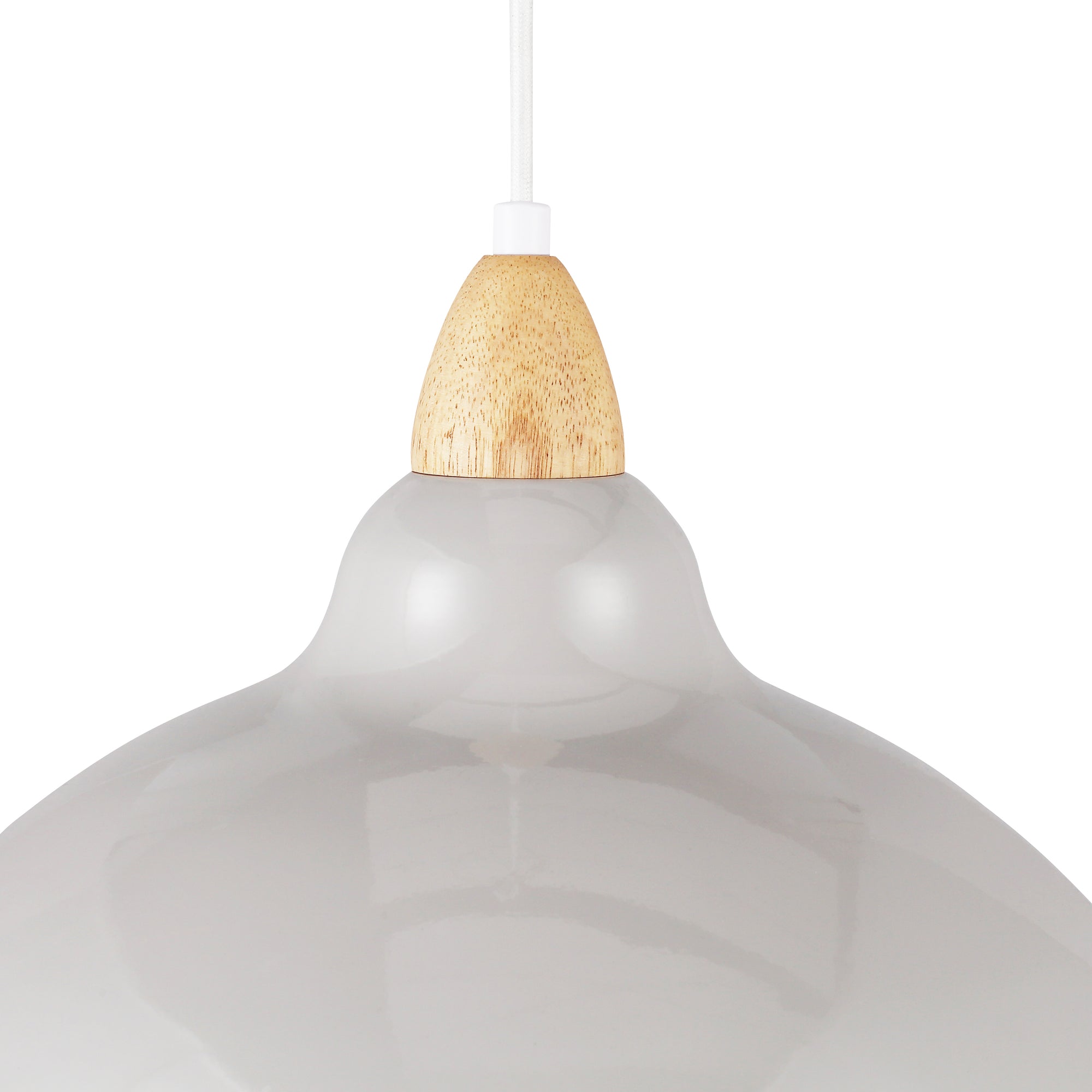 Oak Pendel Ø35 Glossy Grå-Nordic Seasons-OutletLamper.dk