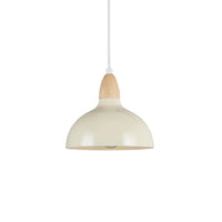 Oak Pendel Ø19 Lyst Træ - Glossy Vanilje