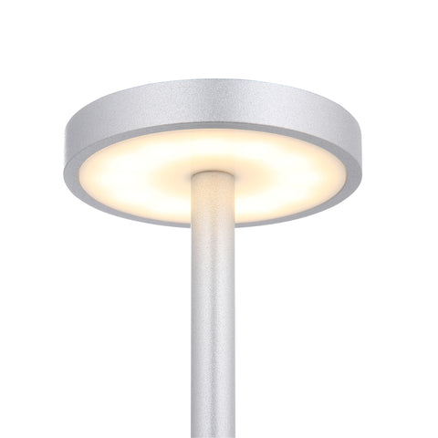 Bologna LED Trådløs Bordlampe Sølv