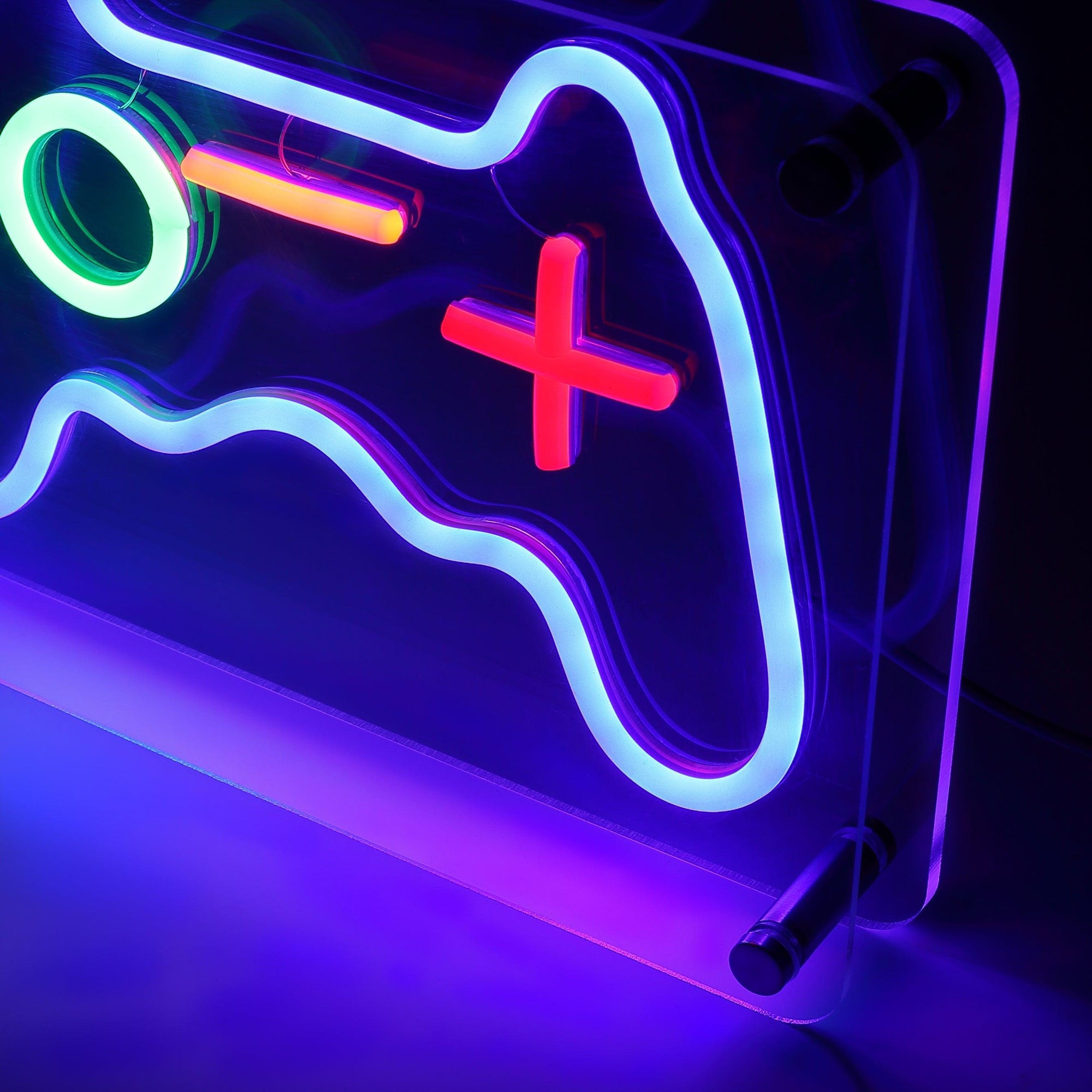 Joystick LED Neon Box Bordlampe-Lightish-OutletLamper.dk