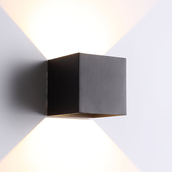 LED Væglampe XL IP65 20W Udendørs Sort