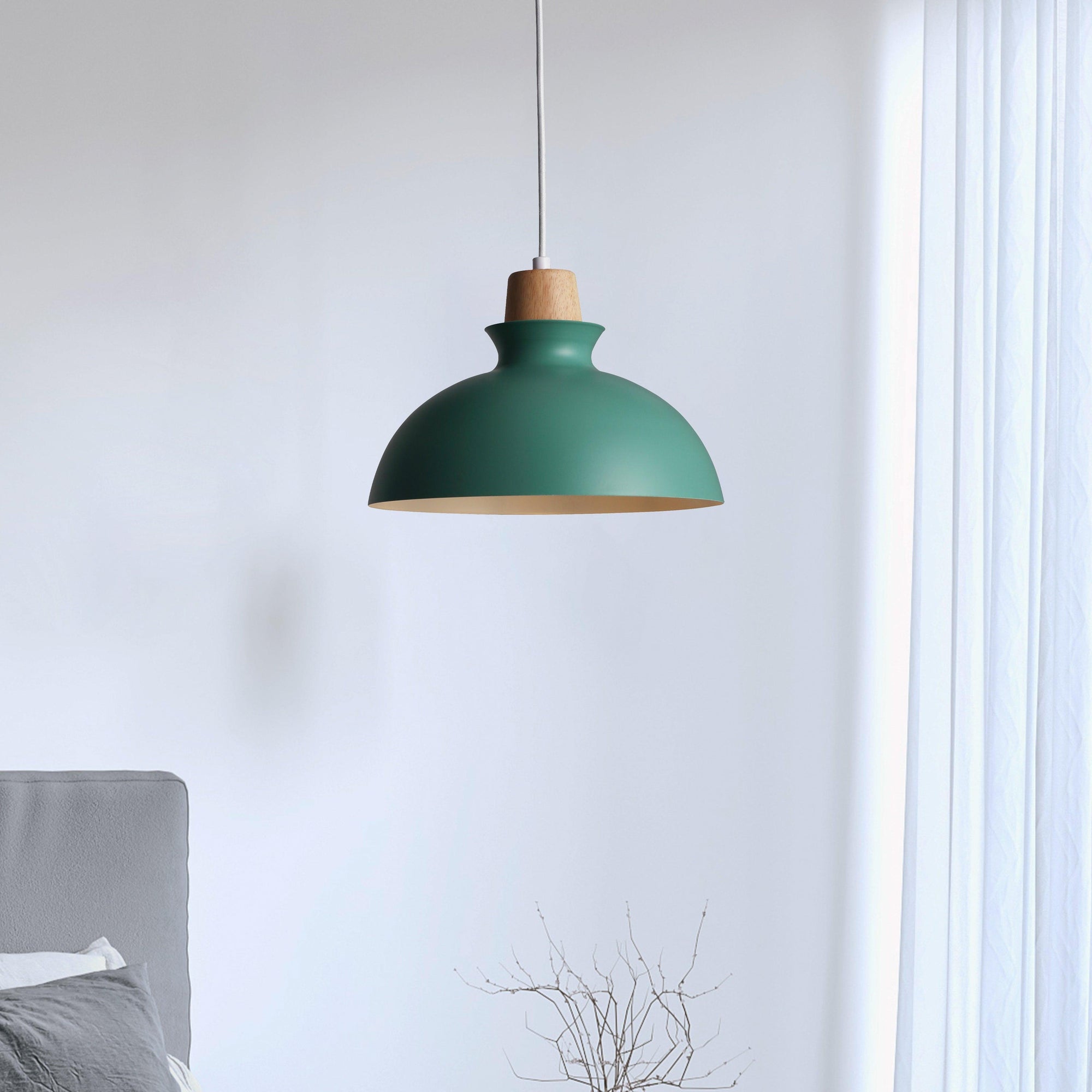 Tray Pendel Ø28 Emerald Grøn-Nordic Seasons-OutletLamper.dk